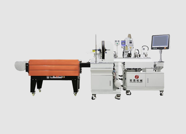 Single pressure double wear heat shrinkable tube machine