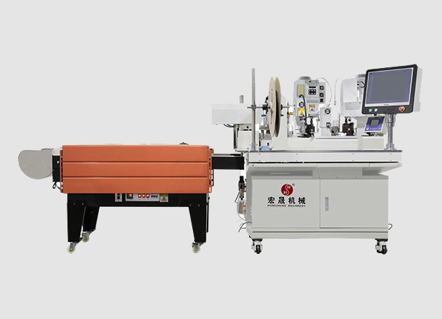 Double pressure single wear long heat shrinkable casing machine