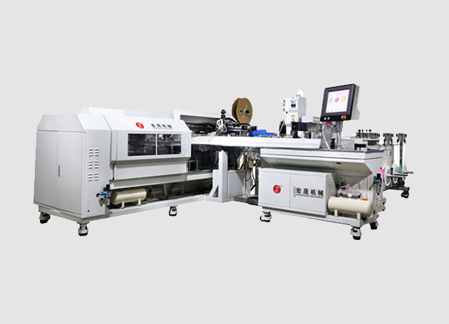 Fully automatic tangential peeling single pressure single wear plastic casing casing machine