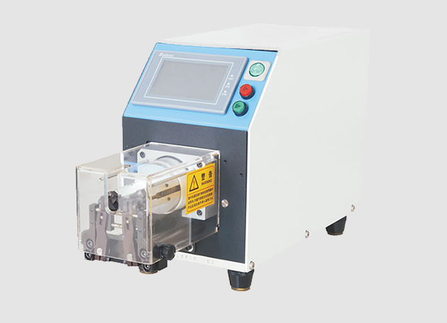 Coaxial cable stripping machine