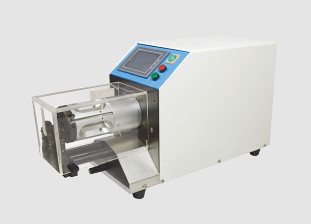 Coaxial cable stripping machine